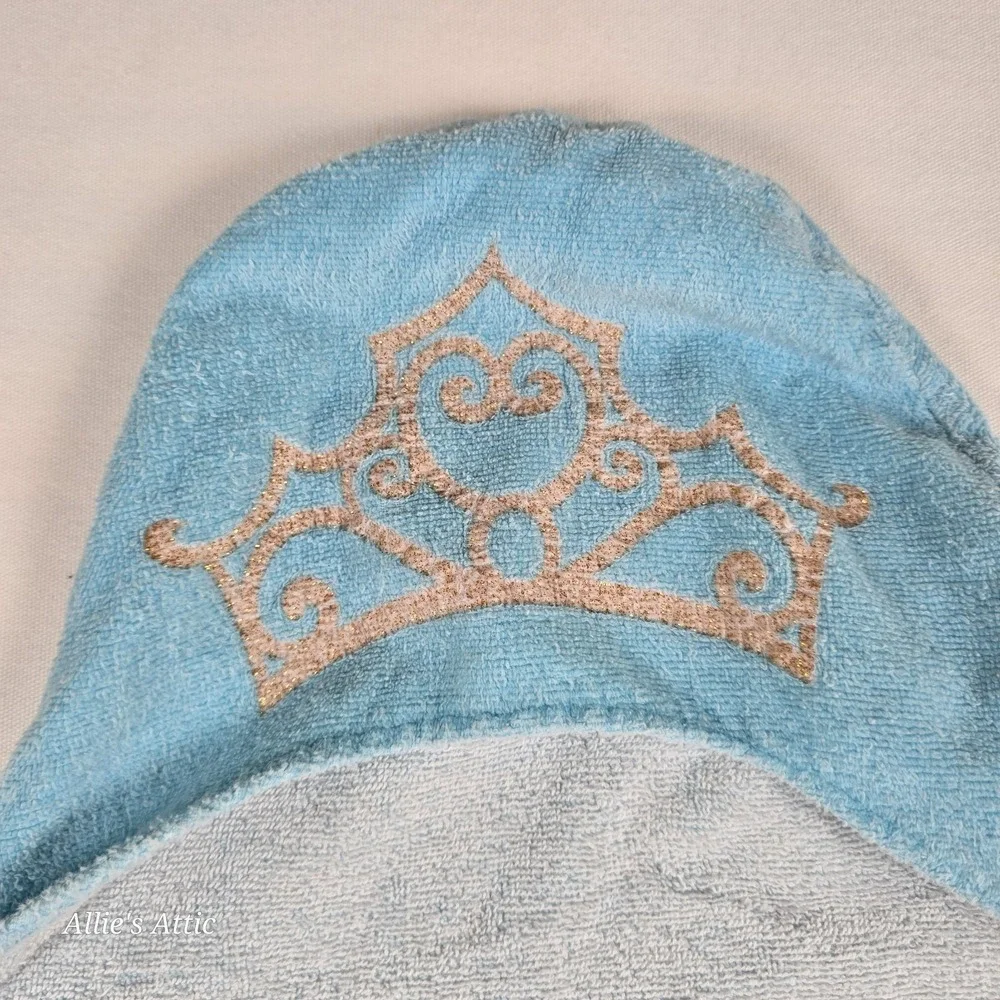 Little MermaidPrincess Ariel Flounder Poncho Hooded Beach Towel Disney Girls 2-4